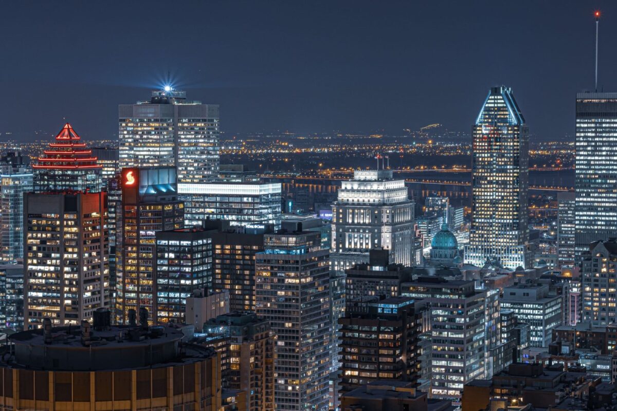 A Canadian city skyline representing the high-wage sectors tied to the new Express Entry occupation list.